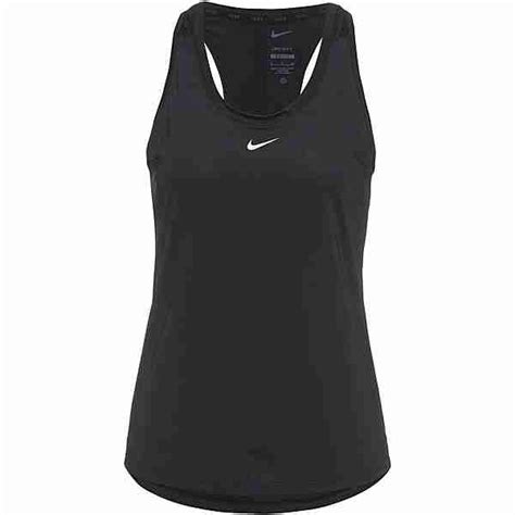 nike dry funktionstank schwarz weiss damen|Nike ONE Dri.